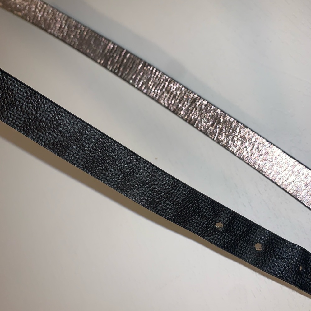 Michael Kors Leather MK belt